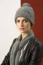 Strickset Mütze Lang Yarns ALICE / LUSSO mit Anleitung in garnwelt-Box