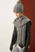 Strickset Schal Lang Yarns ALICE / LUSSO mit Anleitung in garnwelt-Box