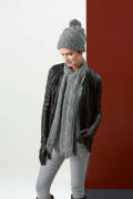 Strickset Schal Lang Yarns ALICE / LUSSO mit Anleitung in garnwelt-Box ca 20 x 180 cm