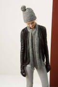 Strickset Schal Lang Yarns ALICE / LUSSO mit Anleitung in garnwelt-Box ca 20 x 180 cm