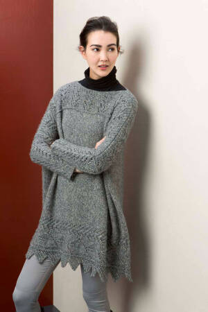 Strickset Poncho Lang Yarns ALICE mit Anleitung in garnwelt-Box