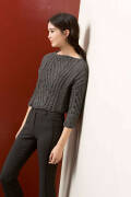 Strickset Pullover Lang Yarns YAK mit Anleitung in garnwelt-Box S