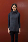 Strickset Tunika Lang Yarns MAGIC TWEED / ALPACA SUPERLIGHT mit Anleitung in garnwelt-Box M