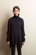 Strickset Poncho, Pullover Lang Yarns NOVENA mit Anleitung in garnwelt-Box