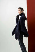 Strickset Poncho, Pullover Lang Yarns NOVENA mit Anleitung in garnwelt-Box