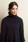 Strickset Poncho, Pullover Lang Yarns NOVENA mit Anleitung in garnwelt-Box one size