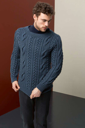 Strickset Pullover Lang Yarns ZERO mit Anleitung in garnwelt-Box L