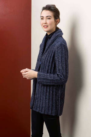 Strickset Mantel Lang Yarns ALICE mit Anleitung in garnwelt-Box
