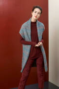 Strickset Lange Weste Lang Yarns ALICE / MILLE COLORI SUPERKID mit Anleitung in garnwelt-Box S