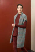 Strickset Lange Weste Lang Yarns ALICE / MILLE COLORI SUPERKID mit Anleitung in garnwelt-Box S