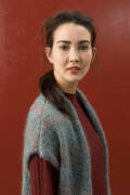 Strickset Lange Weste Lang Yarns ALICE / MILLE COLORI SUPERKID mit Anleitung in garnwelt-Box S