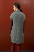 Knitting set Long gilet  with knitting instructions in garnwelt box in size M