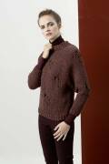 Strickset Pullover Lang Yarns MILA mit Anleitung in garnwelt-Box S
