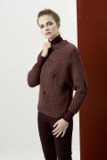 Knitting set Pullover  with knitting instructions in garnwelt box in size M