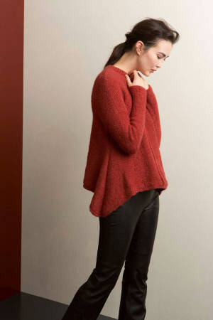 Knitting set Pullover  with knitting instructions in garnwelt box
