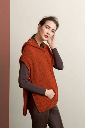 Strickset Poncho Lang Yarns YAK mit Anleitung in garnwelt-Box S-M