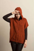 Strickset Poncho Lang Yarns YAK mit Anleitung in garnwelt-Box S-M