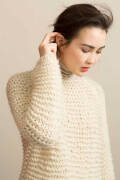 Strickset Raglanpullover Lang Yarns LUSSO mit Anleitung...