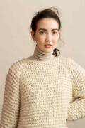Knitting set Raglan sweater  with knitting instructions in garnwelt box in size L