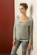 Strickset Pullover Lang Yarns YARA mit Anleitung in garnwelt-Box S
