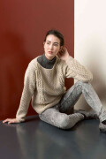 Strickset Pullover Lang Yarns CASHSOFT mit Anleitung in garnwelt-Box M