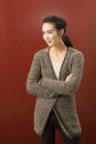 Strickset Jacke Lang Yarns MOHAIR TREND / YARA mit Anleitung in garnwelt-Box