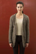 Strickset Jacke Lang Yarns MOHAIR TREND / YARA mit Anleitung in garnwelt-Box S
