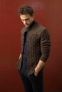 Knitting set Jacket  with knitting instructions in garnwelt box in size XL
