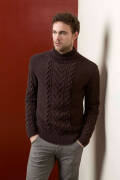 Knitting set Pullover  with knitting instructions in garnwelt box in size M