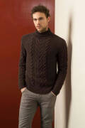 Knitting set Pullover  with knitting instructions in garnwelt box in size M
