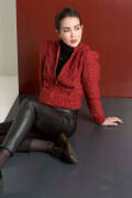Strickset Kurze Jacke Lang Yarns ALICE mit Anleitung in garnwelt-Box S