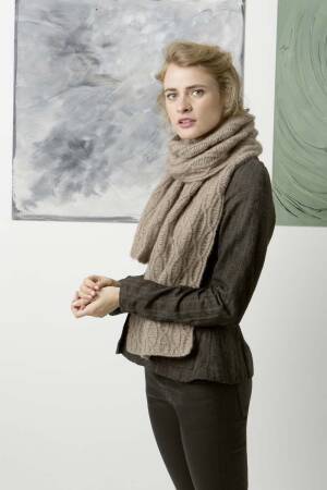 Strickset Schal Lang Yarns CASHMERE LIGHT mit Anleitung in garnwelt-Box