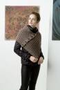 Knitting set Cape  with knitting instructions in garnwelt box
