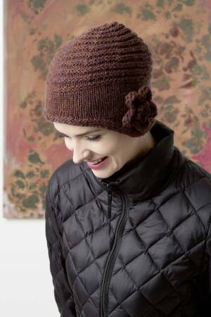 Strickset Mütze Lang Yarns MILA mit Anleitung in garnwelt-Box