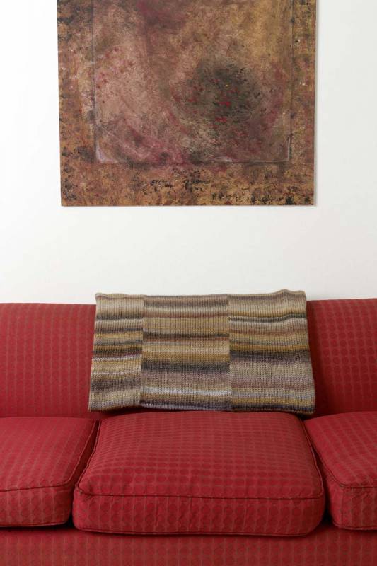 Strickset Decke  mit Anleitung in garnwelt-Box in Gre ca  140 x 160 cm