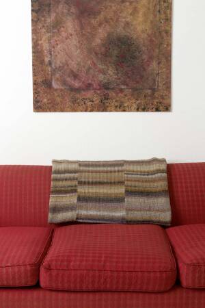 Strickset Decke Lang Yarns RIGA mit Anleitung in garnwelt-Box ca  140 x 160 cm