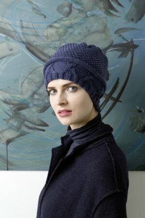 Strickset Mütze Lang Yarns MERINO  mit Anleitung in garnwelt-Box DG
