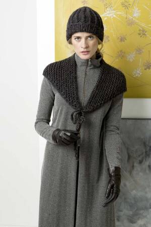 Strickset Mütze Lang Yarns VIRGINIA mit Anleitung in garnwelt-Box DG