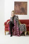 Strickset Plaid Lang Yarns ALPACA SUPERLIGHT mit Anleitung in garnwelt-Box ca 220 x 220 cm