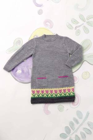 Strickset Kleid Lang Yarns MERINO  mit Anleitung in garnwelt-Box