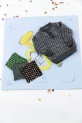 Knitting set Sweater MERINO 150 with knitting instructions in garnwelt box in size 80