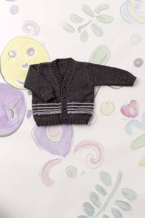 Knitting set Cardigan MERINO 150 with knitting instructions in garnwelt box in size 68-74