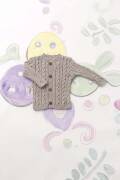 Strickset Knabenjacke Lang Yarns BABY COTTON mit Anleitung in garnwelt-Box 68-74