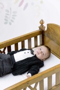 Knitting set Boys cardigan BABY COTTON with knitting instructions in garnwelt box in size 80-86
