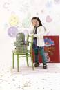 Knitting set Cardigan MERINO 120 with knitting instructions in garnwelt box in size 98-104
