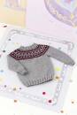 Knitting set Sweater MERINO+ with knitting instructions in garnwelt box in size 80-86