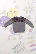 Knitting set Sweater MERINO+ with knitting instructions in garnwelt box in size 92-98