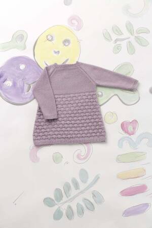 Knitting set Dress MERINO 150 with knitting instructions in garnwelt box