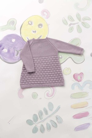 Knitting set Dress MERINO 150 with knitting instructions in garnwelt box in size 92-98