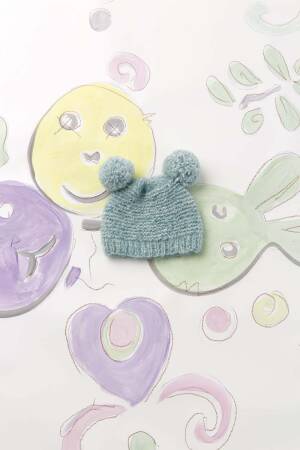 Strickset Mütze Lang Yarns YARA mit Anleitung in garnwelt-Box